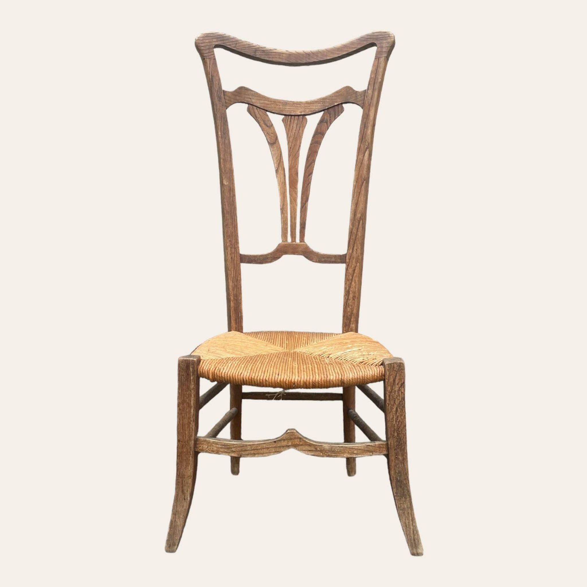 Ancienne chaise de nourrice Art Nouveau