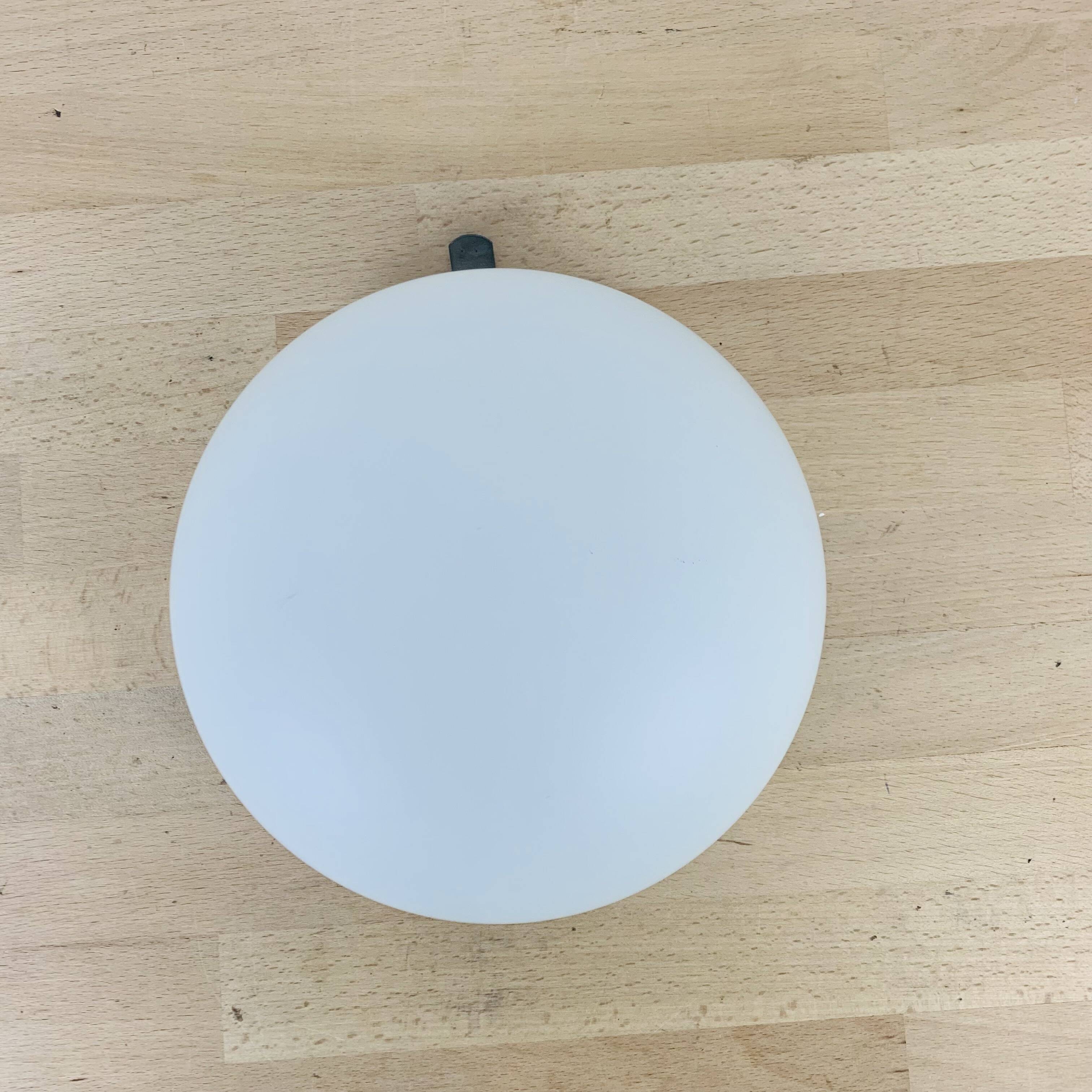 Vintage opaline ball wall light, half sphere
