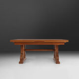 Art Deco dining table in oak 1940's