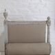 Resting bed - Louis XVI style bench reupholstered in linen