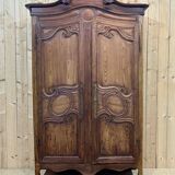 19th century Louis XV fir Cauchoise wardrobe
