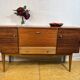 Mid-Century Retro Vintage Teak Sideboard by Stonehill Early 1960s  With Bar