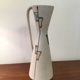 Vintage ceramic vase Scheurich 50's