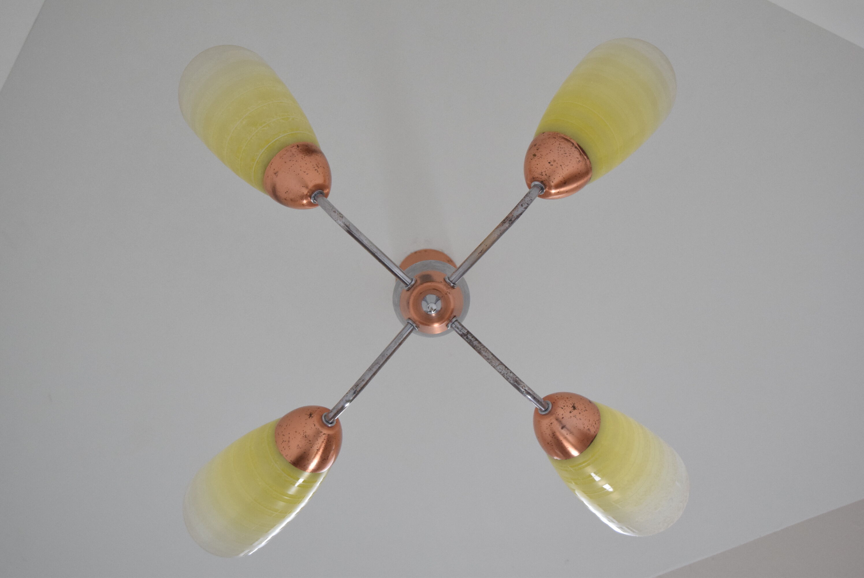 Mid-Century Chandelier by Drukov, 1960‘s.