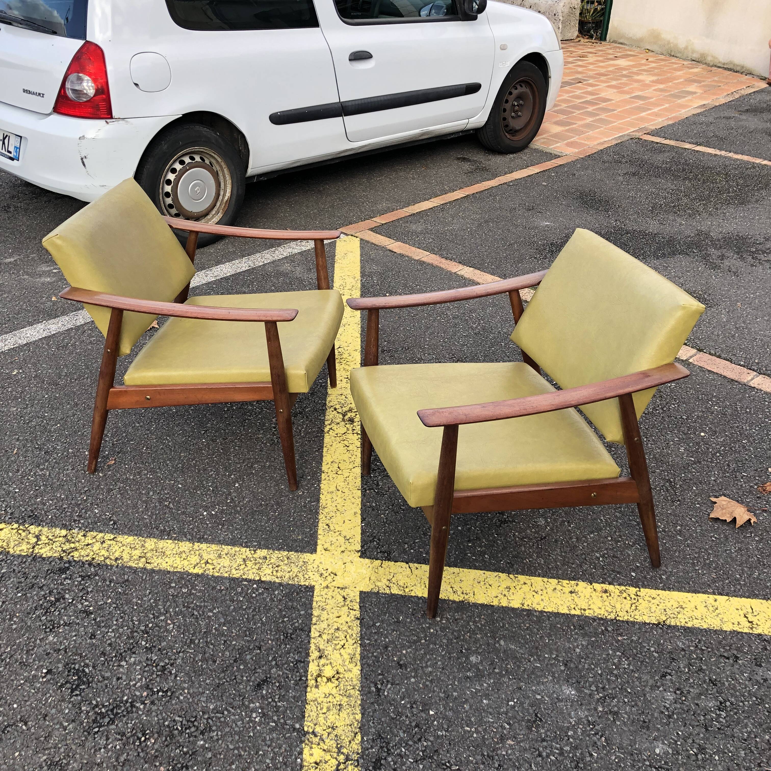 Set of two Danish armchairs 1960