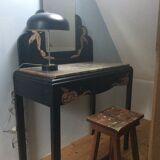Ancienne lampe champignon noire