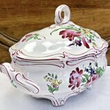 Old Lunéville oval vegetable tureen, street light model