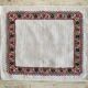 Set of 4 embroidered cross-stitch aperitif napkins - Cotton - 32x27 cm