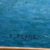 French School of the 20th century, Mediterranean seaside, oil on panel