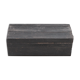 Coffre ancien noir en bois