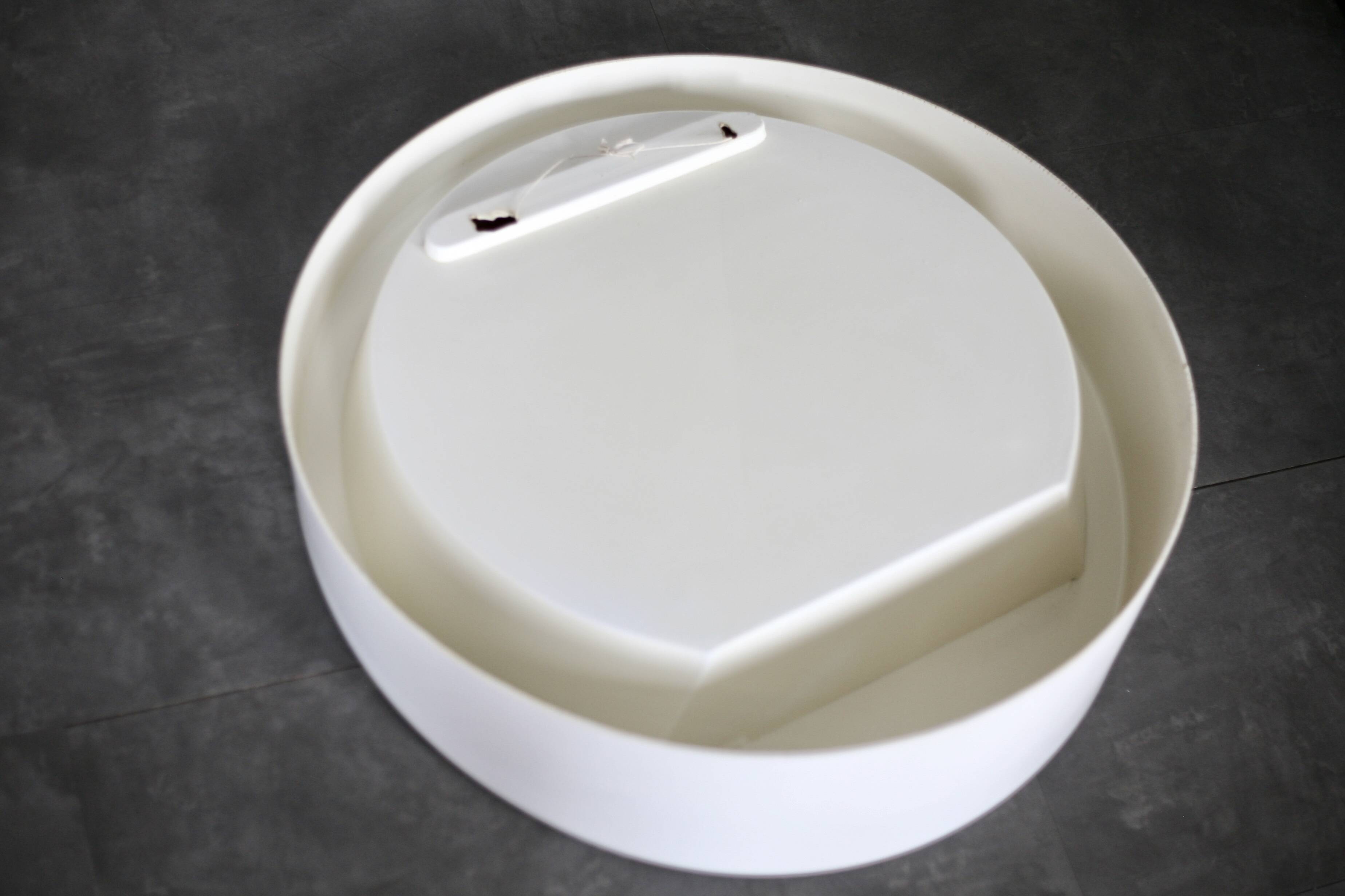 "Space age" mirror, resin, 70s