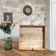 Vintage farmhouse table with spindle legs.