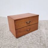 Small old wooden haberdashery rack