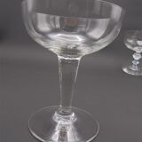 Lot 6 cups champagne mismatched