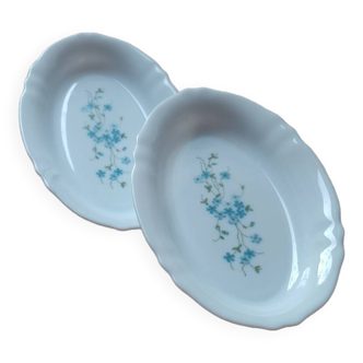 Lot de 2 ravier arcopal myosotis Véronica