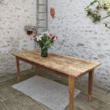 Restored old farmhouse table