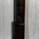1950s English mahogany corner cabinet