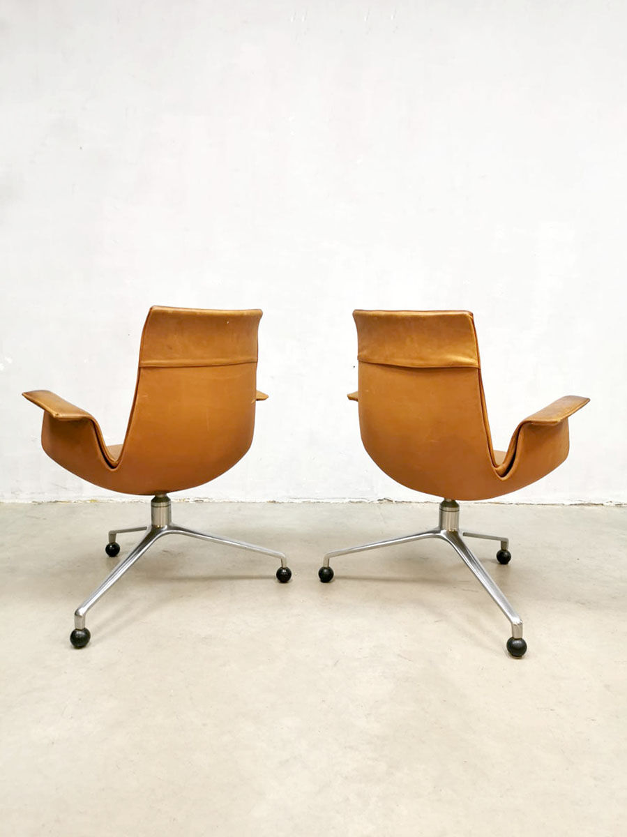 Chaise de bureau tulipe vintage pour Kill international