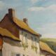 Sortie du village de Thoix, signée Jean Vasseur