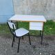 Bureau enfant année 60 70 et sa chaise