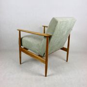 Vintage Danish Light Green Armchair, 1970s