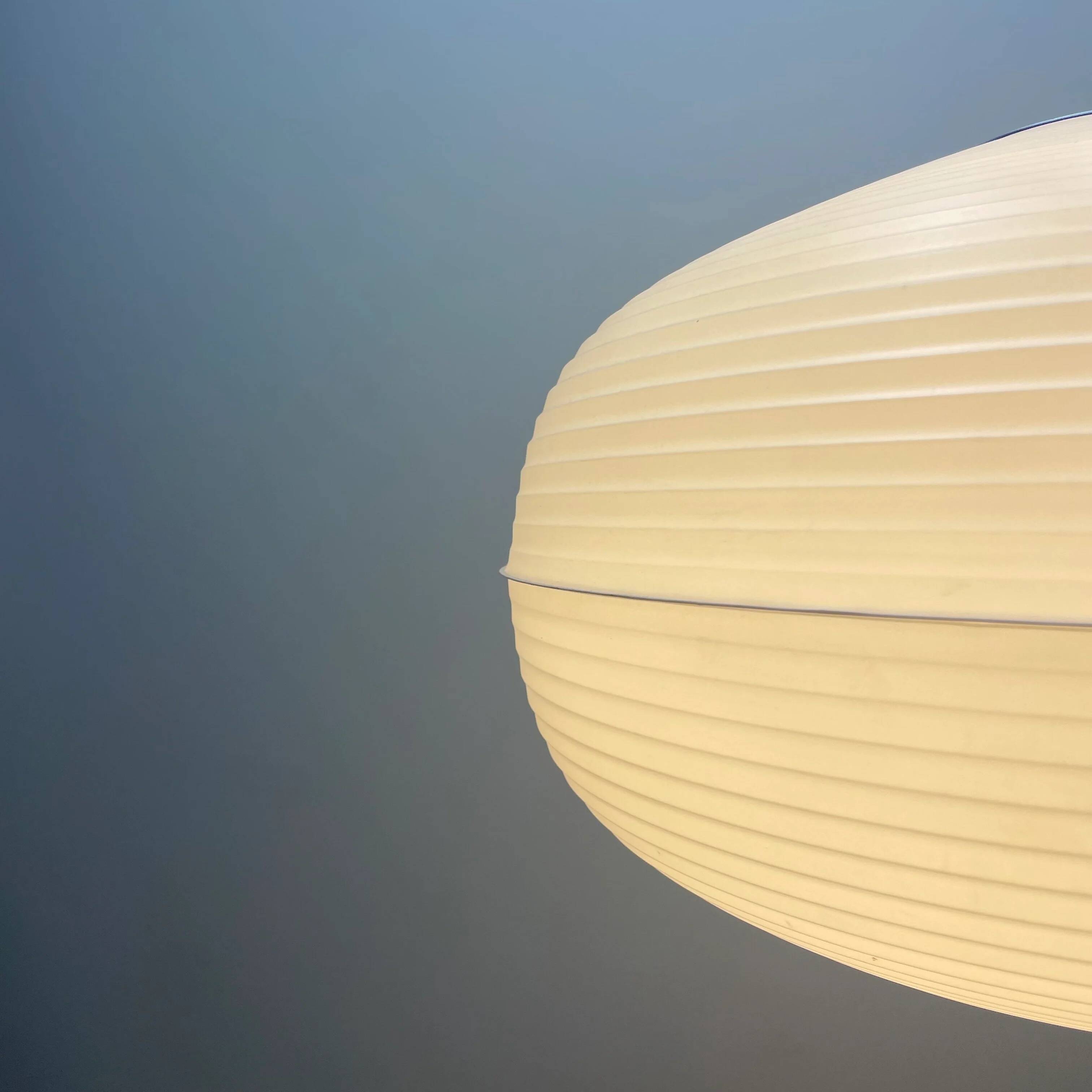 Large origami suspension by Aloys Gangkofner for ERCO 1960
