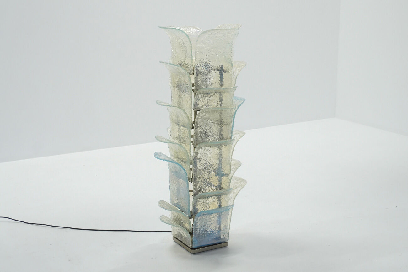 Lampadaire "Cactus" LT320 de Carlo Nason pour Mazzega, Italie, années 1960.