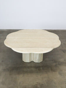 Travertine flower coffeetable