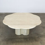 Travertine flower coffeetable