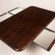 Coffee table model 2315 in parchment and mirrors by Giorgio Tura for Tura, 1980