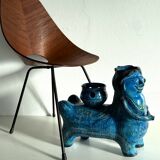 Aldo Londi for Bitossi Rimini Blu Ceramic Plant Centaur Sculpture, Italy, 1