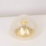 glass Space Age ceiling lights by Hoffmeister, Germany, 1960s