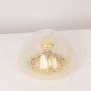 glass Space Age ceiling lights by Hoffmeister, Germany, 1960s