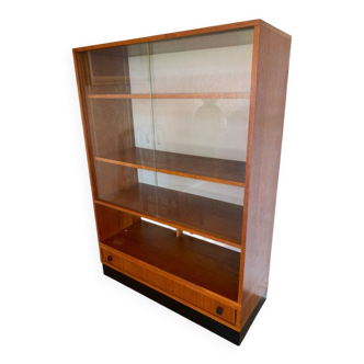 Glass library in Scandinavian style