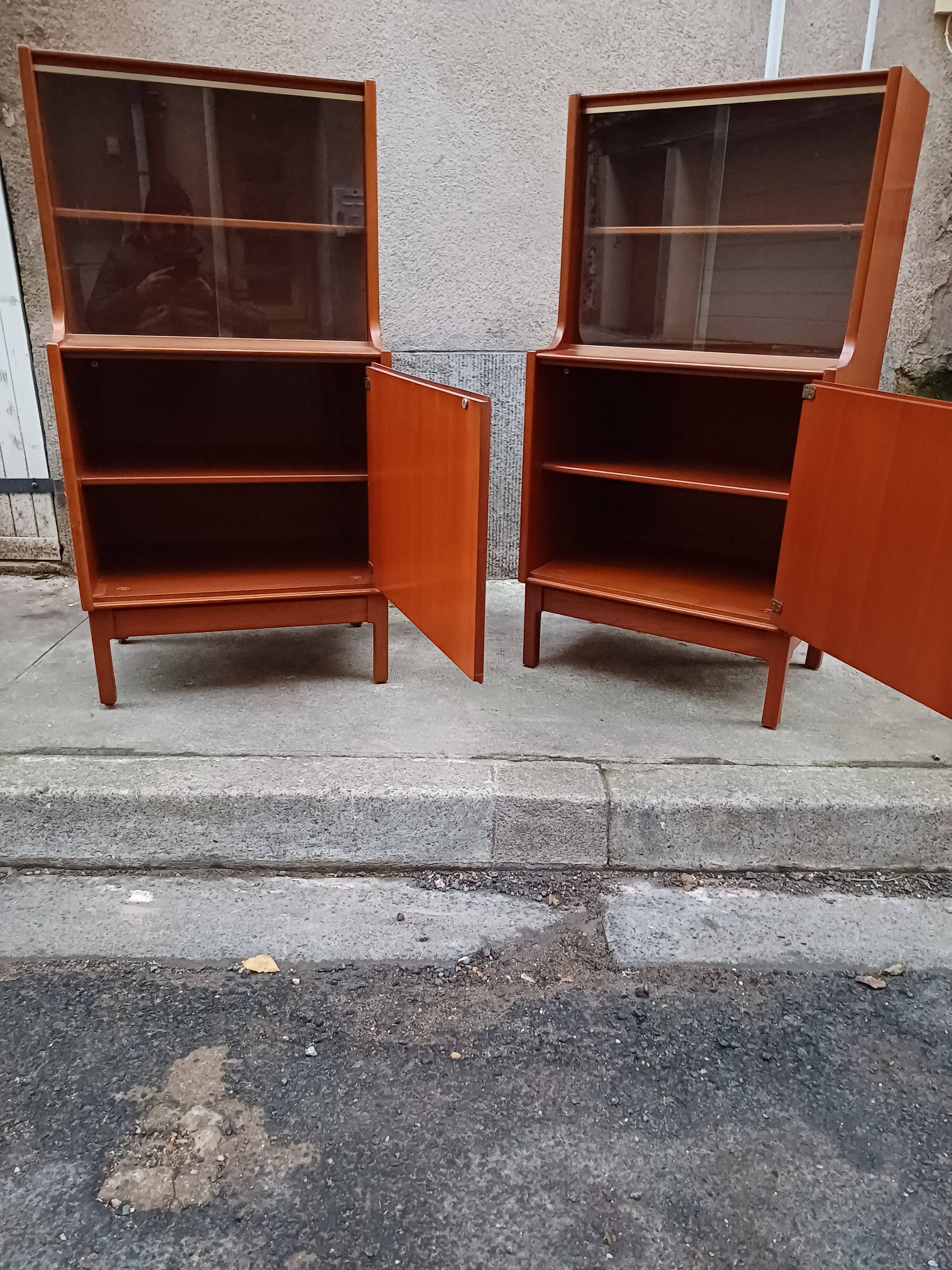 Small piece of furniture Living room bookcase, Jacques Hauville for Roche Bobois 1960