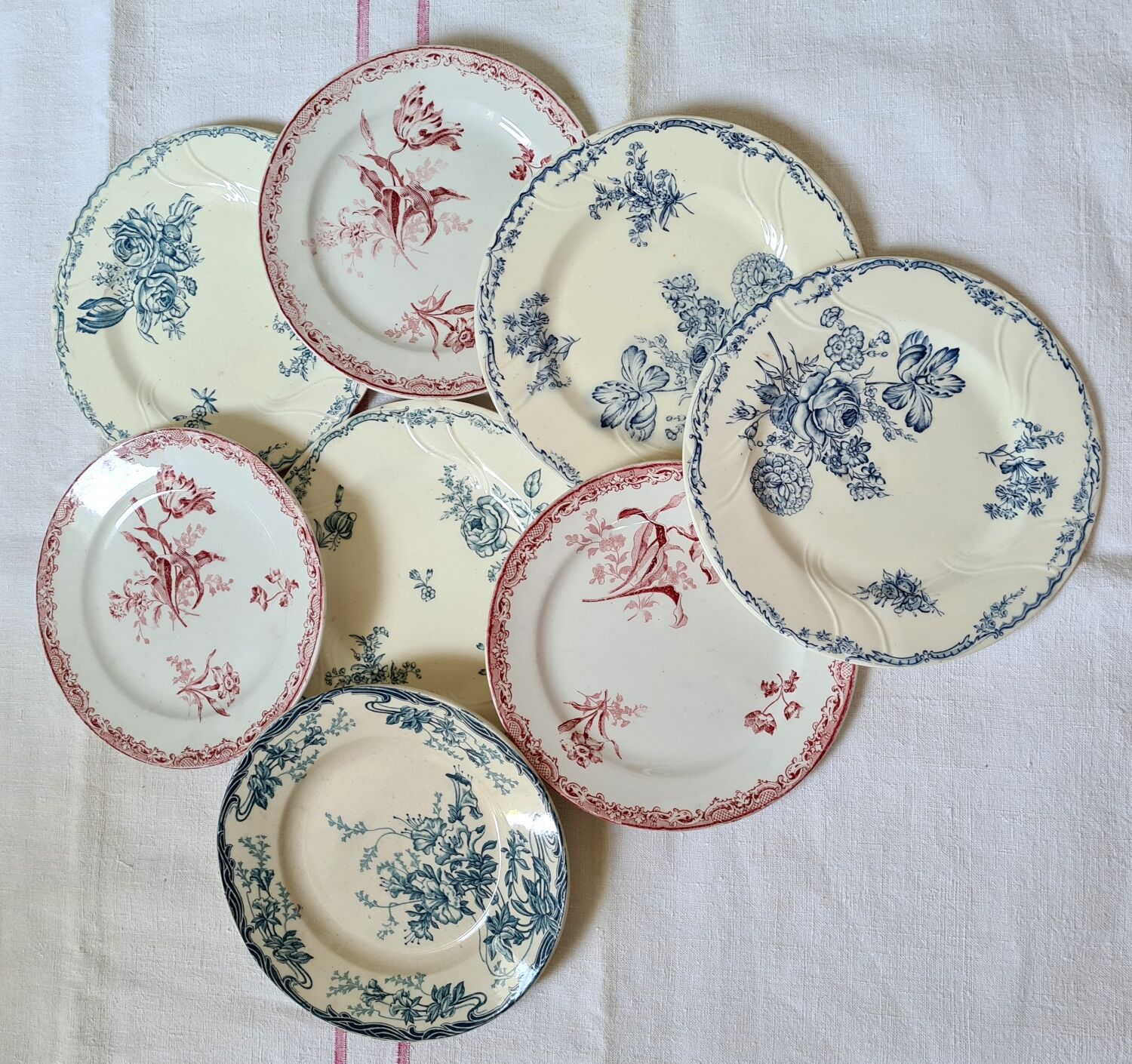 Iron earth dessert plate sets