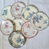 Iron earth dessert plate sets