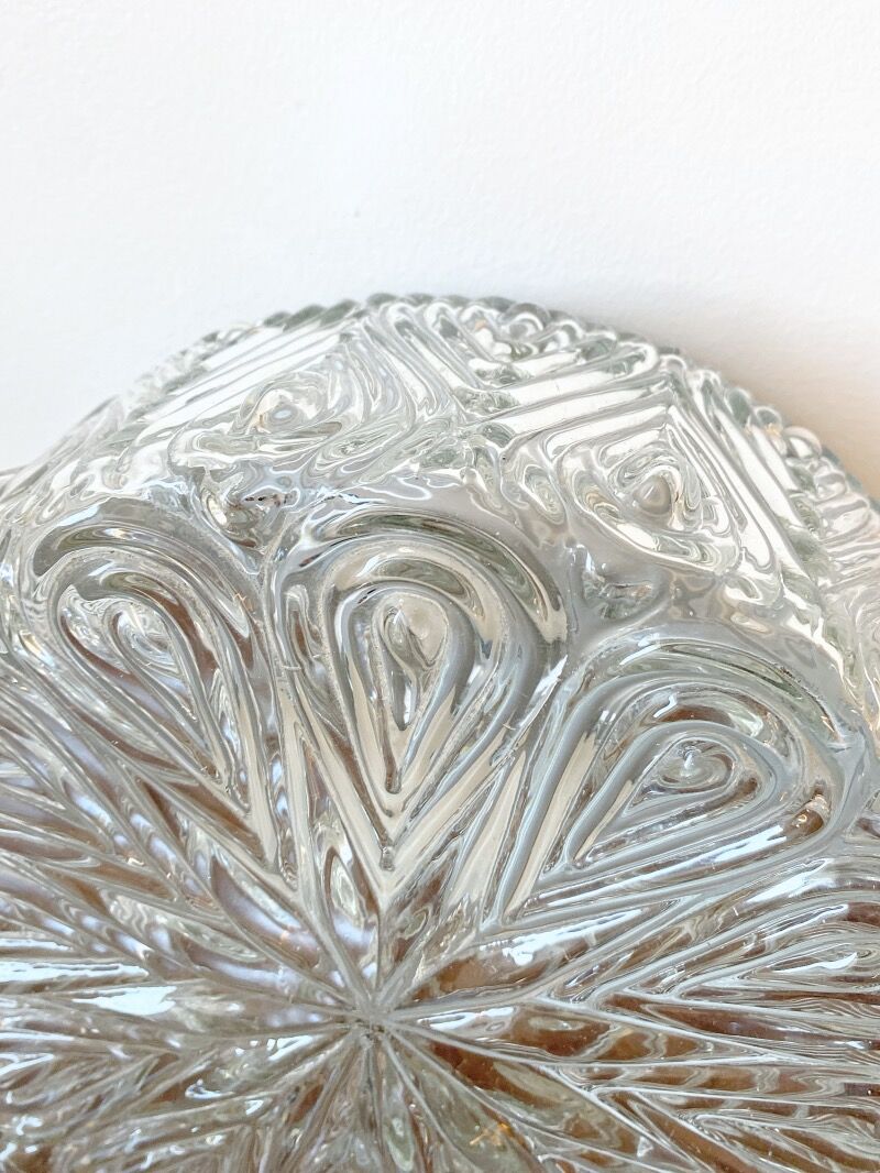 Plafonnier ou applique en verre