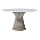 Warren Platner Edited by Knoll Carrara Marble Steel Table, USA, 1970s