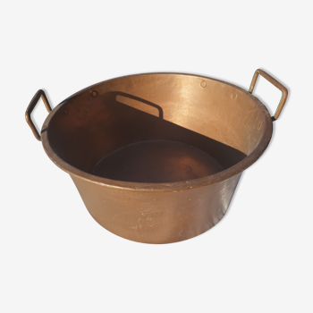 2-handle copper basin, French-made