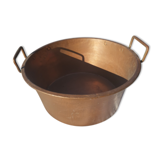 2-handle copper basin, French-made