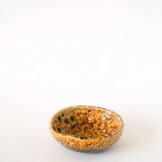 Ceramic vide-poche Fat Lava, yellow and black, 1970
