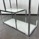 Mid-century modern chrome shelf by Milo Baughman