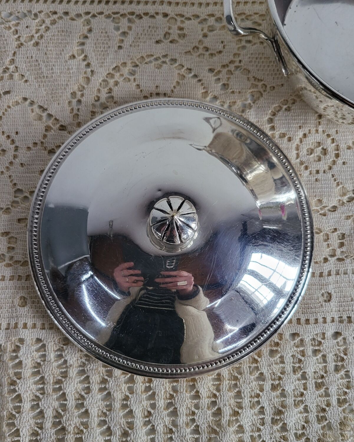 Vegetable dish Silver-plated serving dish