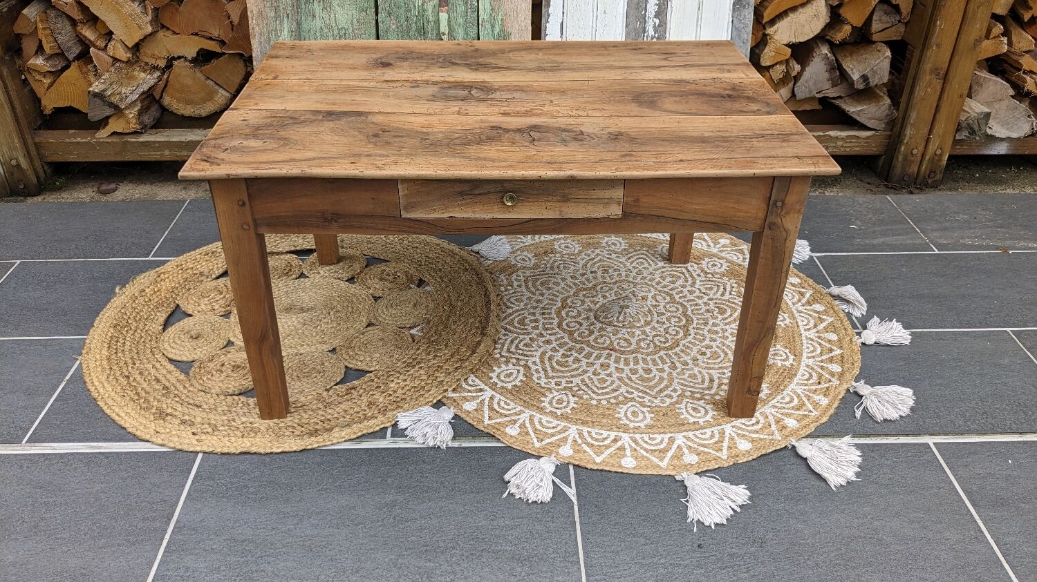 Coffee farmhouse table
