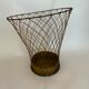 Brass paper basket