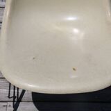 Eames cream shell chair Herman Miller