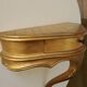 Vintage Italian wall console in Florentine/Louis XV style.