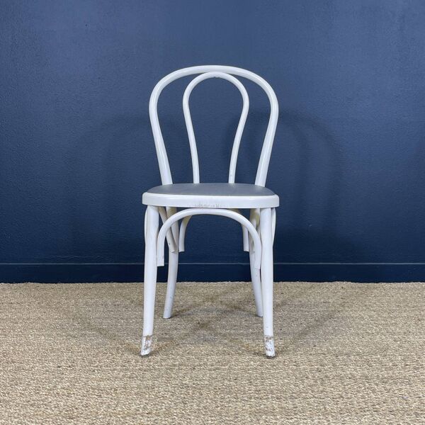 Lot de 6 chaises bistrot bois courbé type Thonet