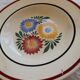 Antique hollow plate made of Creil and Montereau ironstone Veritas